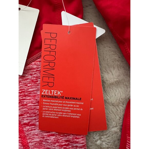 Zella Womens Red Blaze Slim Fit Performance 1/4 Zip Pullover Activewear Top XL - Picture 6 of 10